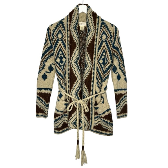 Ralph Lauren Sweaters - Ralph Lauren Denim & Supply Vintage Aztec Pattern Belted Cardigan Size XS